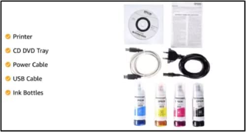 Epson Ecotank L3250 A4 Wi-Fi All-in-One Ink Tank Colour Printer Ink, Black - Image 3